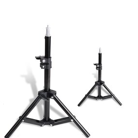 Tripod Stand Manufacturer - 50cm Telescopic with 1/4 Screw & Universal Ring Selfie Light