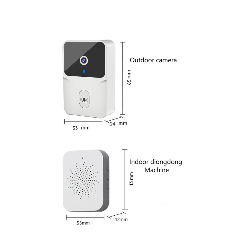 Doorbell Manufacturer - M6 Night Light Dual Way Intercom Safety with App Control OEM
