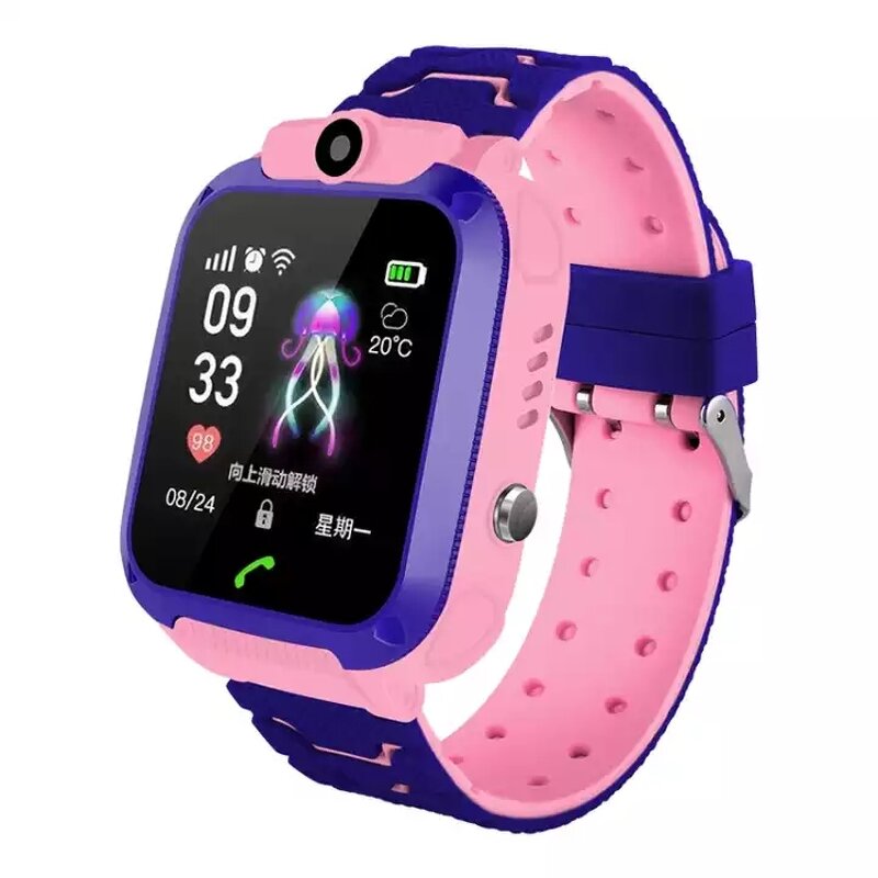 Smart Watch Manufacturer - Q12 GPS Tracking SOS Waterproof Dual Side Calling for Kids