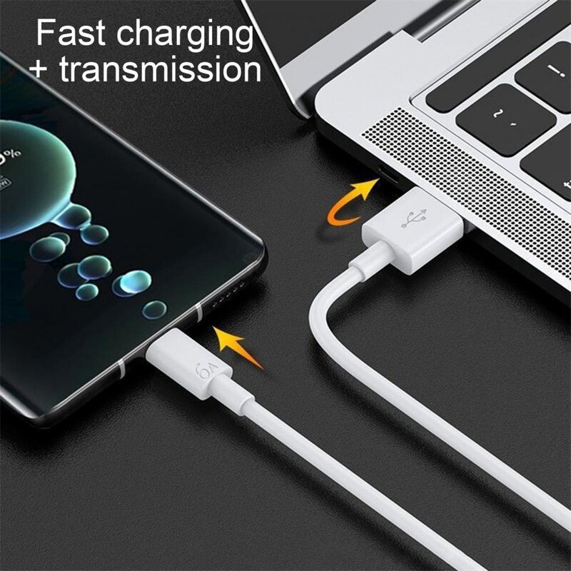 Charging Cable Manufacturer - 6A Fast USB A to Type-C 1M for Huawei Xiaomi