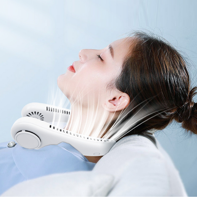 Neck Fan Manufacturer - Hanging 3 Level Speed Portable with Built-in Lithium Battery