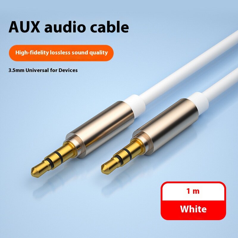 Aux Cable Manufacturer - 3.5mm Stereo Male-Male Foil Braid for Car Computer iPod