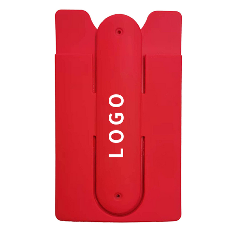 Phone Holder Manufacturer - OEM Logo Silicone Folding with Back Adhesive for Car