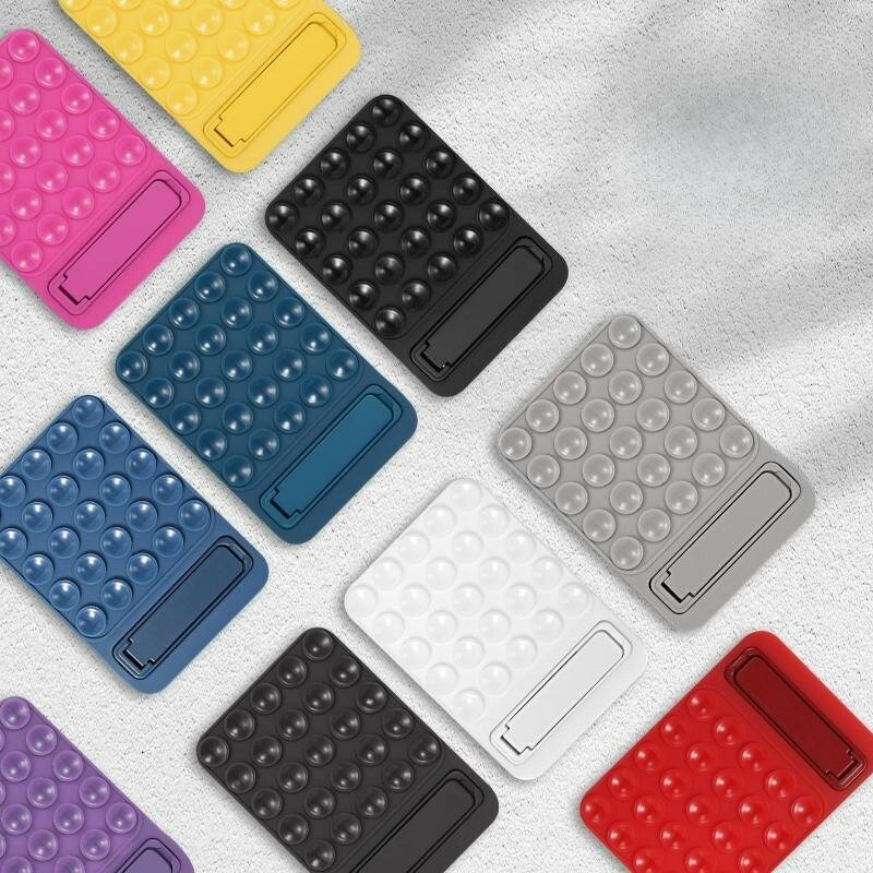 Suction Cup Holder Manufacturer - with Back Adhesive Soft Case & Folding Stand Silicone