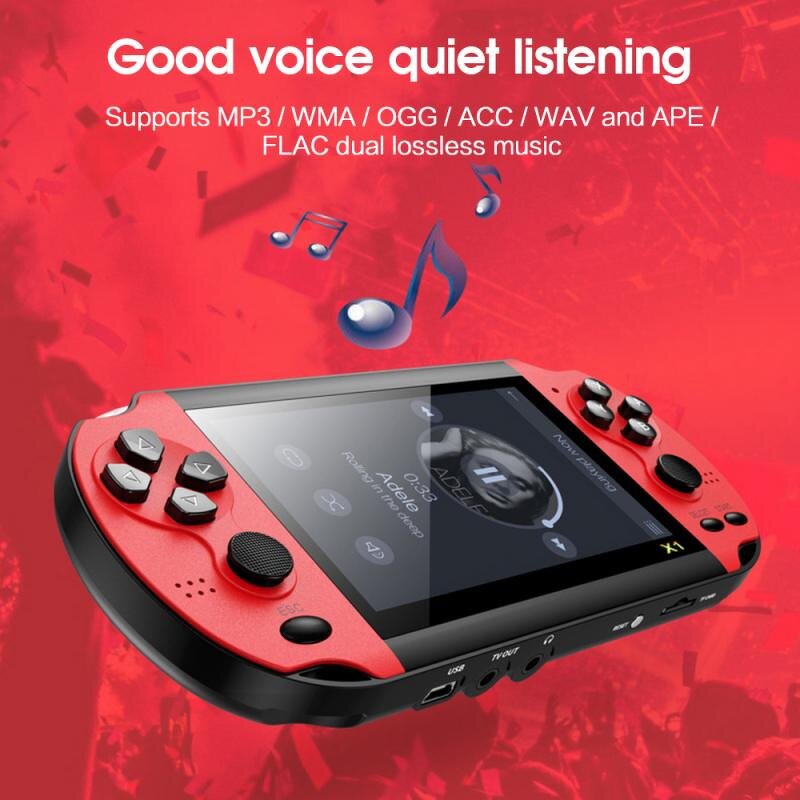 Handheld Game Console Manufacturer - X7 4.3inch 8G PSP Arcade Wholesale Price