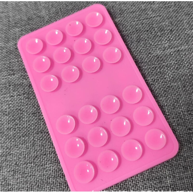 Phone Stand Manufacturer - Double Sided Silicone Suction Cup with Silk Printing Logo