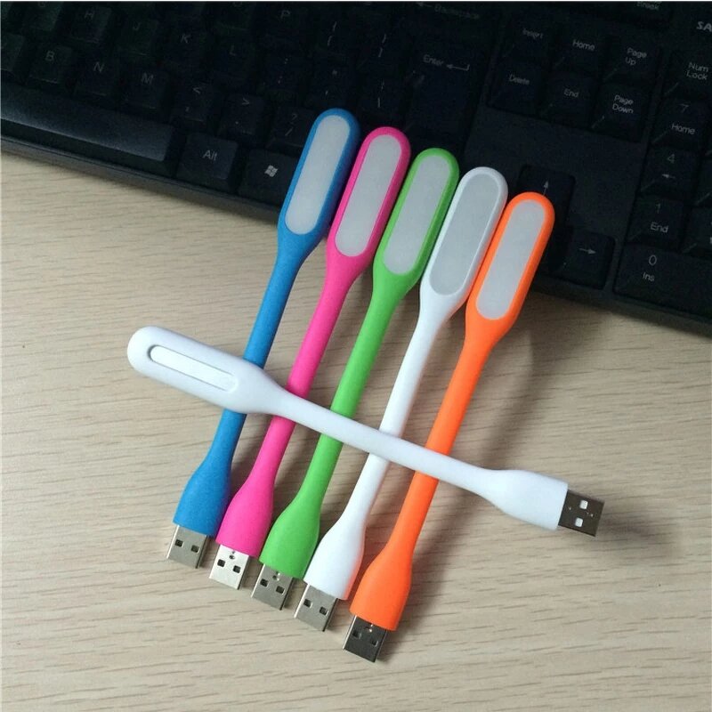 USB Lamp Manufacturer - Adjustable Colorful Flexible Mini LED for Notebook Laptop Foldable