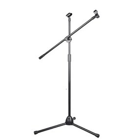 Microphone Stand Manufacturer - Floor Standing Double Pole Tripod for Live Streaming
