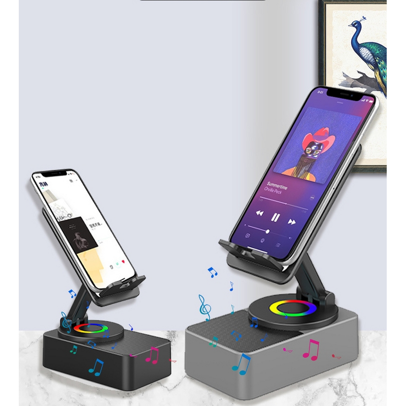 Wireless Speaker Manufacturer - Multi Function Desktop with Phone Holder 360 Rotating