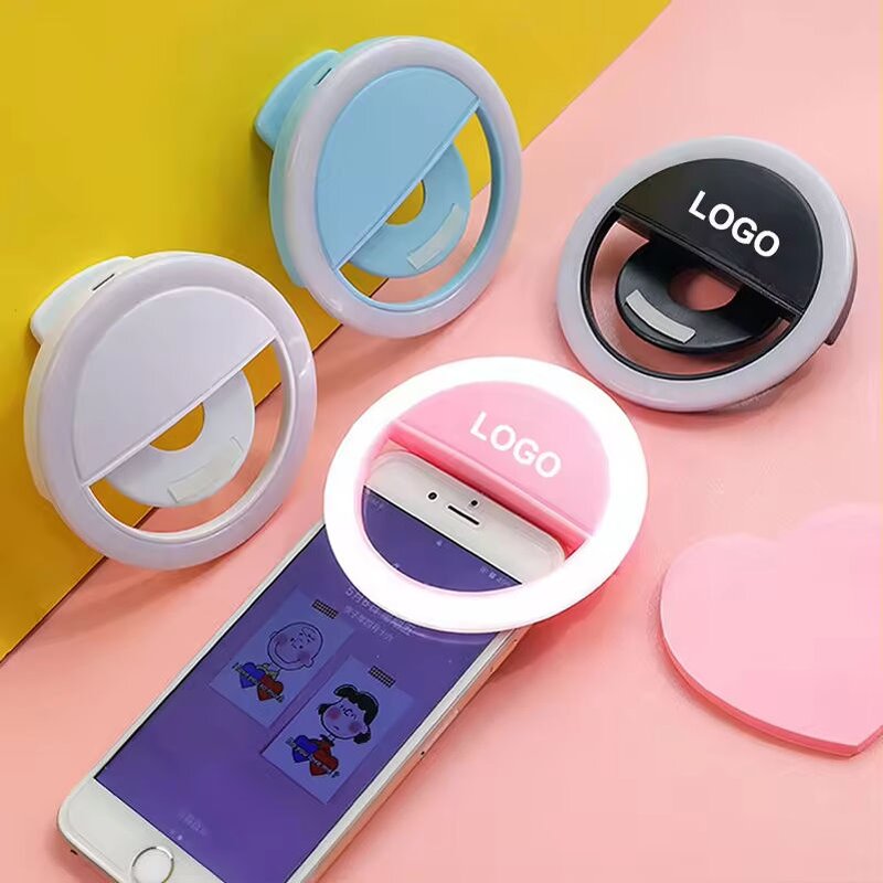 Fill Light Manufacturer - Portable Rechargeable USB Clip Selfie Ring Light 36 LED Beans