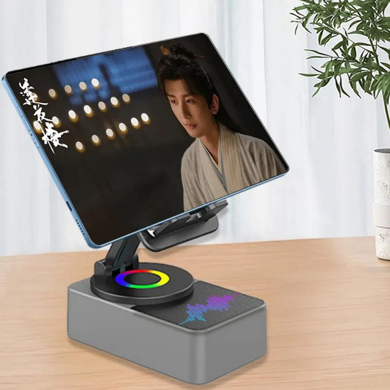 Wireless Speaker Manufacturer - Multi Function Desktop with Phone Holder 360 Rotating