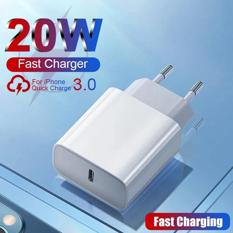 Wall Charger Manufacturer - PD20W EU Standard USB Type C for iPhone Samsung