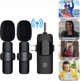 Lavalier Microphone Manufacturer - 3 in 1 Mini Wireless Noise Reduction Radio Clips