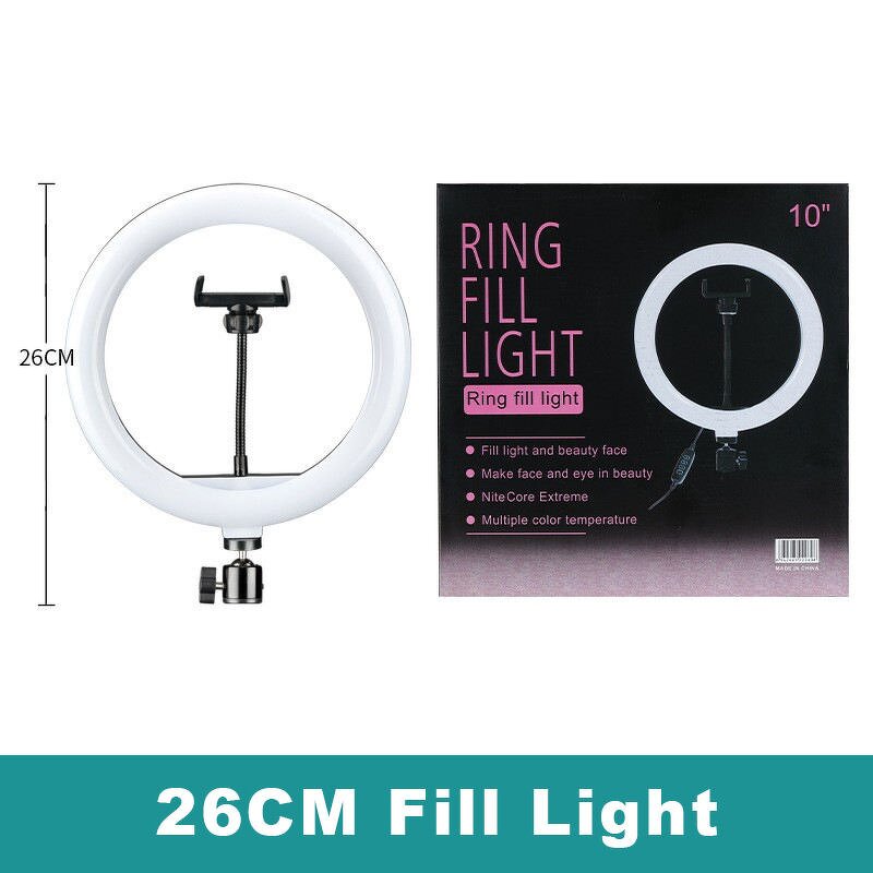 Ring Light Manufacturer - 10 Inch LED Selfie Warm Cold Light for Makeup