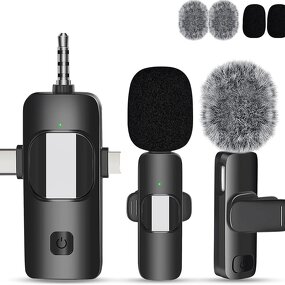 Lavalier Microphone Manufacturer - 3 in 1 K15 Wireless Noise Reduction for Live Streaming