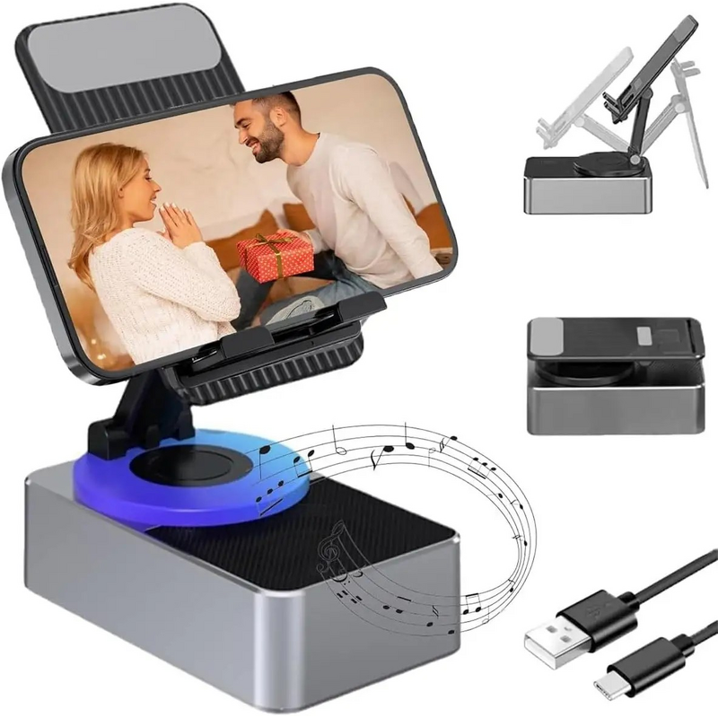 Wireless Speaker Manufacturer - Multi Function Desktop with Phone Holder 360 Rotating