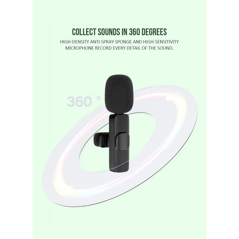 Lavalier Microphone Manufacturer - K8 Professional Wireless System with OEM Logo