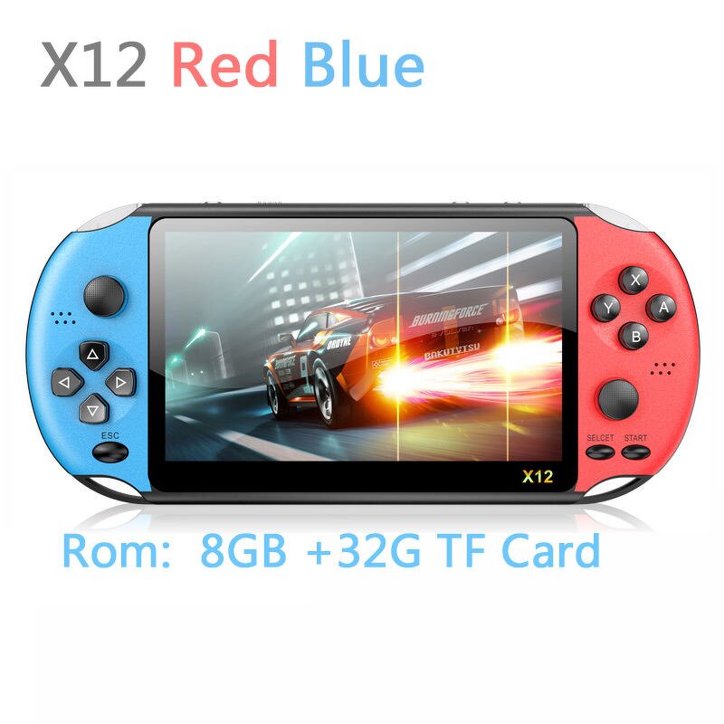 Handheld Game Console Manufacturer - X12 5.1inch Retro Support TV Output Recording