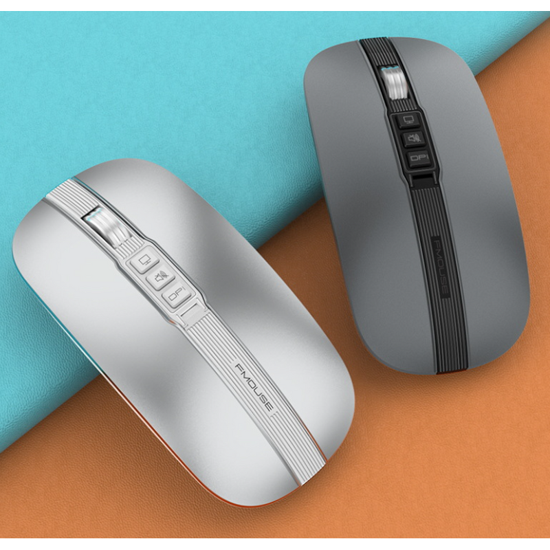 Wireless Mouse Manufacturer - 2400dpi 2.4G+BT5.1 Mini Optical Dual Model with OEM Logo