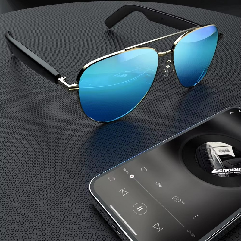 Smart Sunglasses Manufacturer - SG13 Pro Round Anti UV/blue Light Waterproof Touch Sports