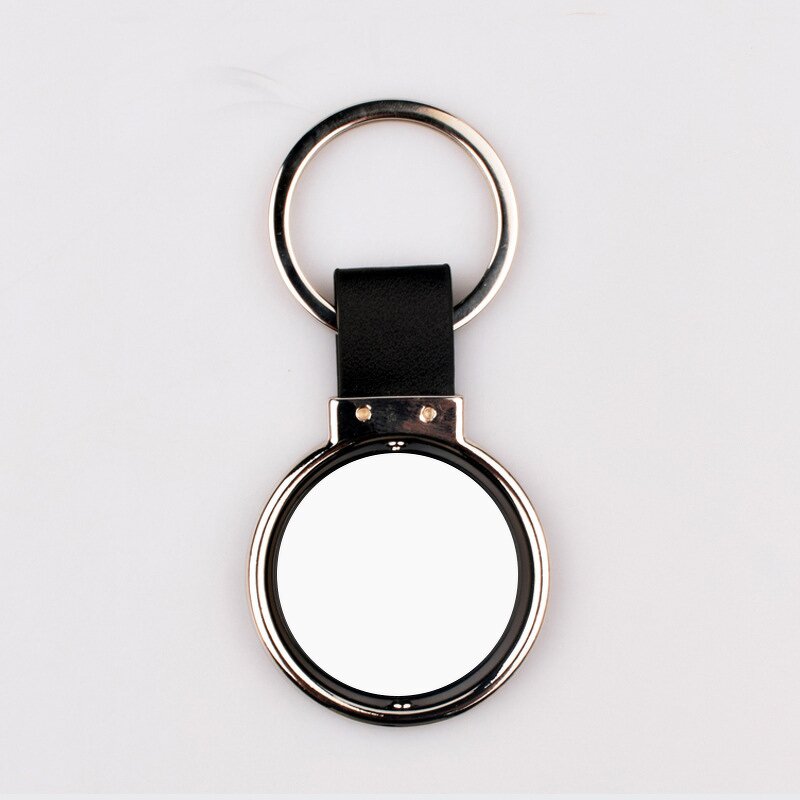 Hot Customized Color Zinc Alloy Metal Keychain Luxury Fashion Trend Promotional Gift Key Ring with Double-sided Printing