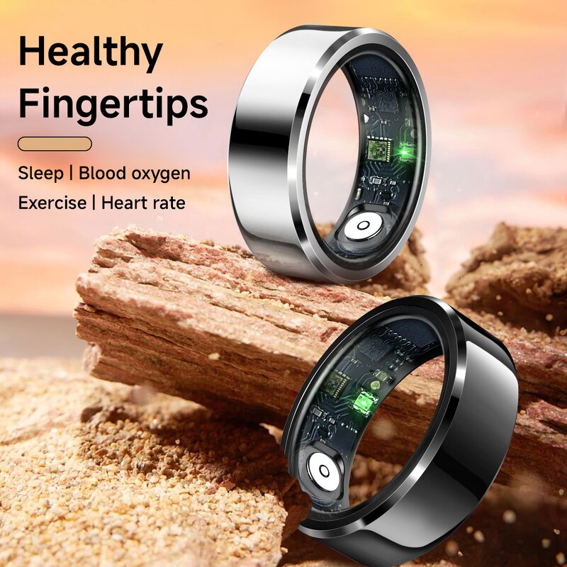 Smart Ring Manufacturer - Waterproof Thin Fitness LA380 Heart Rate Blood Monitor OEM