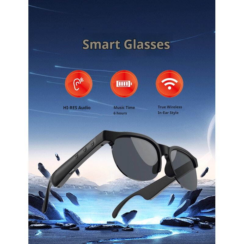 Smart Glasses Manufacturer - SG-11 Pro AI Intelligent Wireless Wearable with TWS Earphone