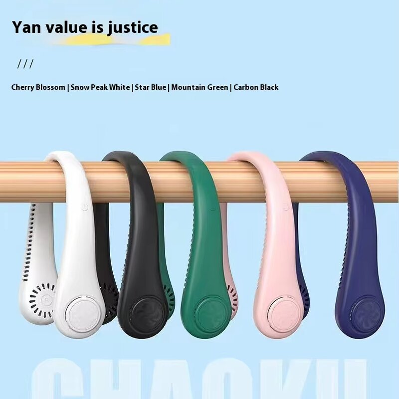 Neck Fan Manufacturer - Custom Leafless Hanging Silent Rechargeable Hand Free for Sport