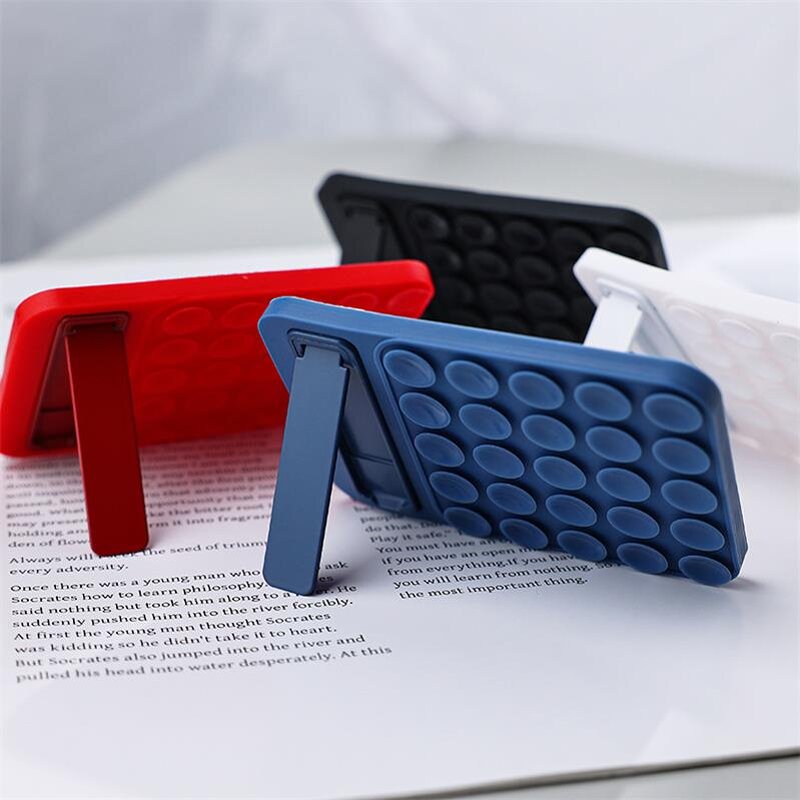Phone Holder Manufacturer - Folding Suction 25 Cup Strong with Back Sticker