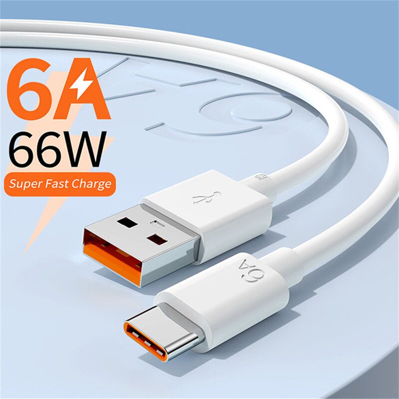 Charging Cable Manufacturer - 6A Fast USB A to Type C 1M for Huawei Samsung