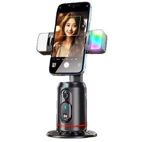 Phone Holder Stabilizer Manufacturer - 360 Degree Auto Face Tracking Desktop Tripod
