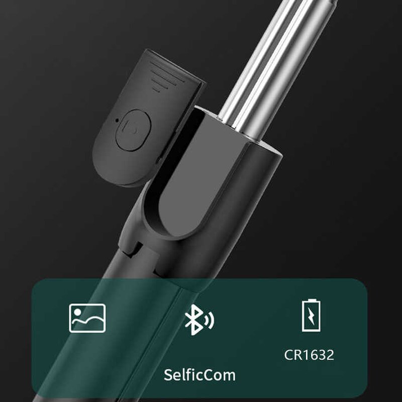 Selfie Stick Manufacturer - R1 360 Rotate Folding for Live Broadcast with Remote