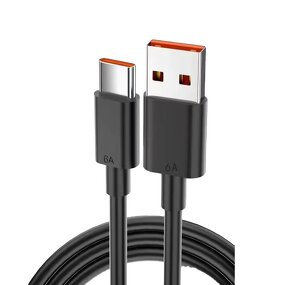 Charging Cable Manufacturer - 6A Fast USB A to Type C 1M for Huawei Samsung