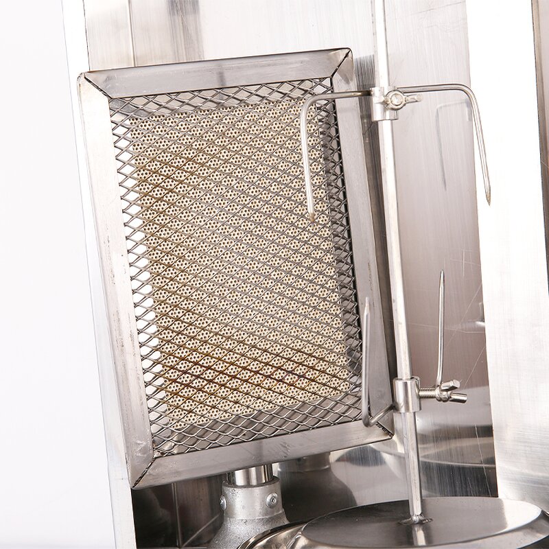 Mini Shawarma Grill - Manufacturer - One Ceramic Burner Gas Commercial Chicken Kebab