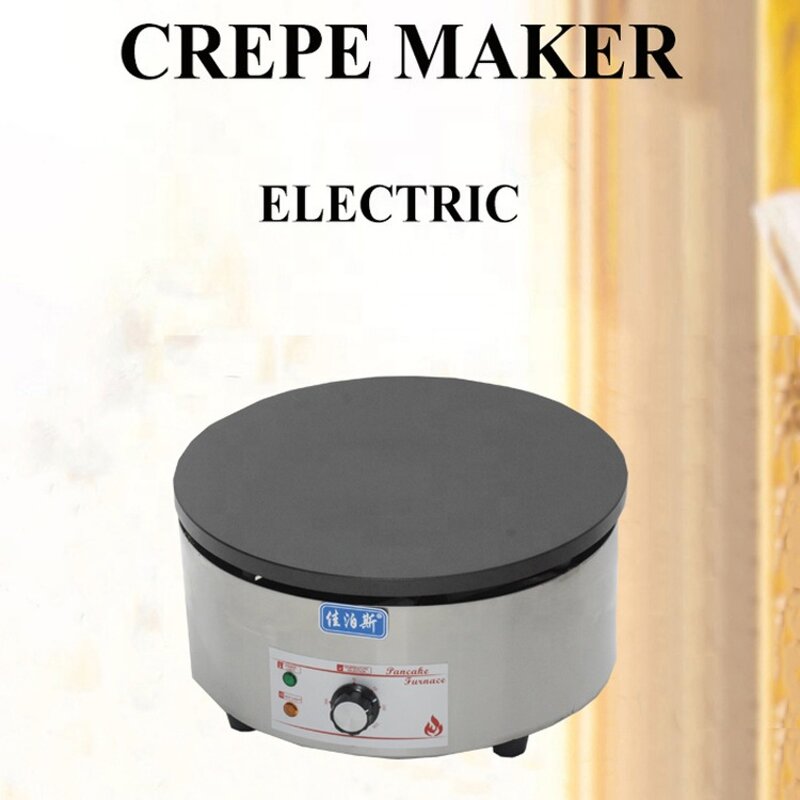 Crepe Pancake Maker - Manufacturer - 2022 Commercial Mini Stainless Steel Electric