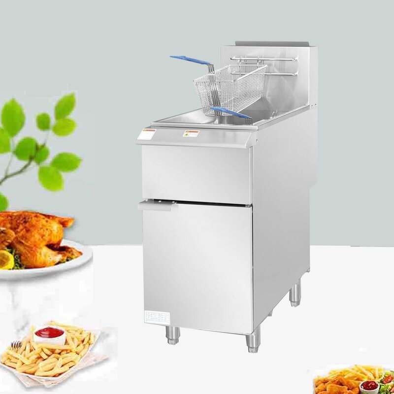 Gas Deep Fryer - Manufacturer - Commercial Professional French Fries Chicken Industrial