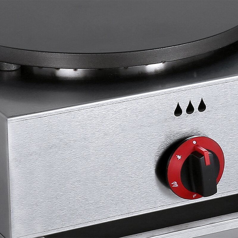 Crepe Maker Machine - Manufacturer - 2-Plate Gas Professional Industrial Non Stick