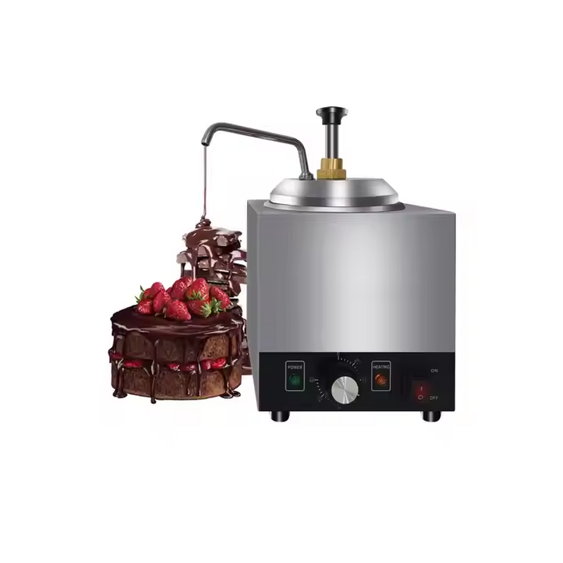 Cheese Dispenser Warmer - Manufacturer - 2.3L Stainless Steel Pump Hot Chocolate Sauce