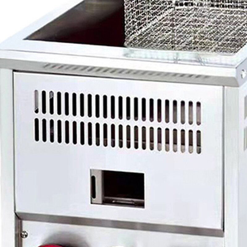 Hot Dog Fryer - Manufacturer - Commercial Double Dog Corn Cheese Gas Deep Fryer