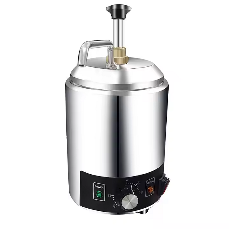 Cheese Dispenser Warmer - Manufacturer - 2.3L Stainless Steel Pump Hot Chocolate Sauce