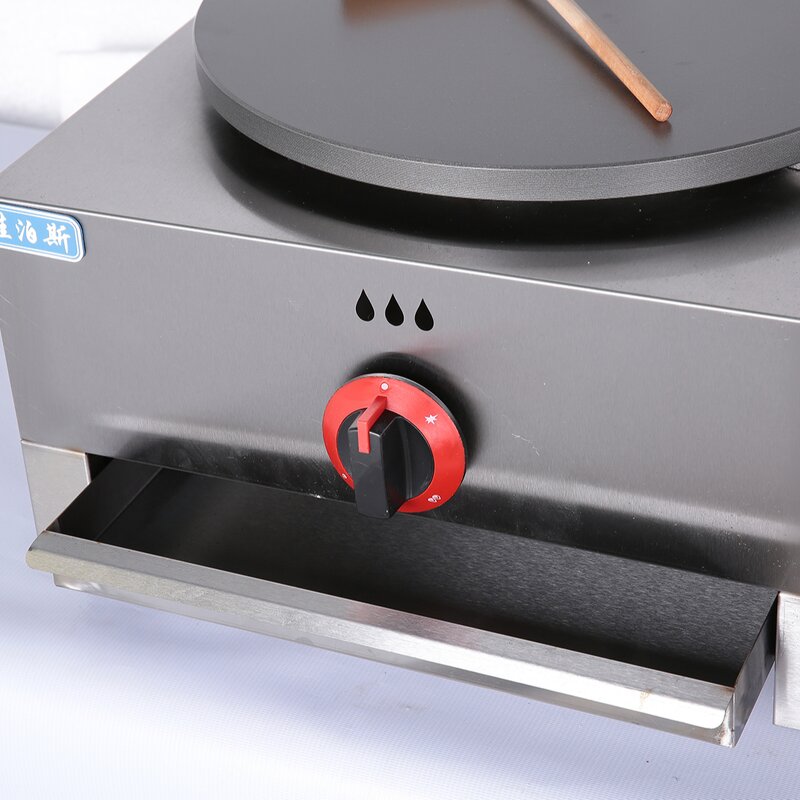 Crepe Maker Machine - Manufacturer - Commercial Portable Gas Big Size Single Burner