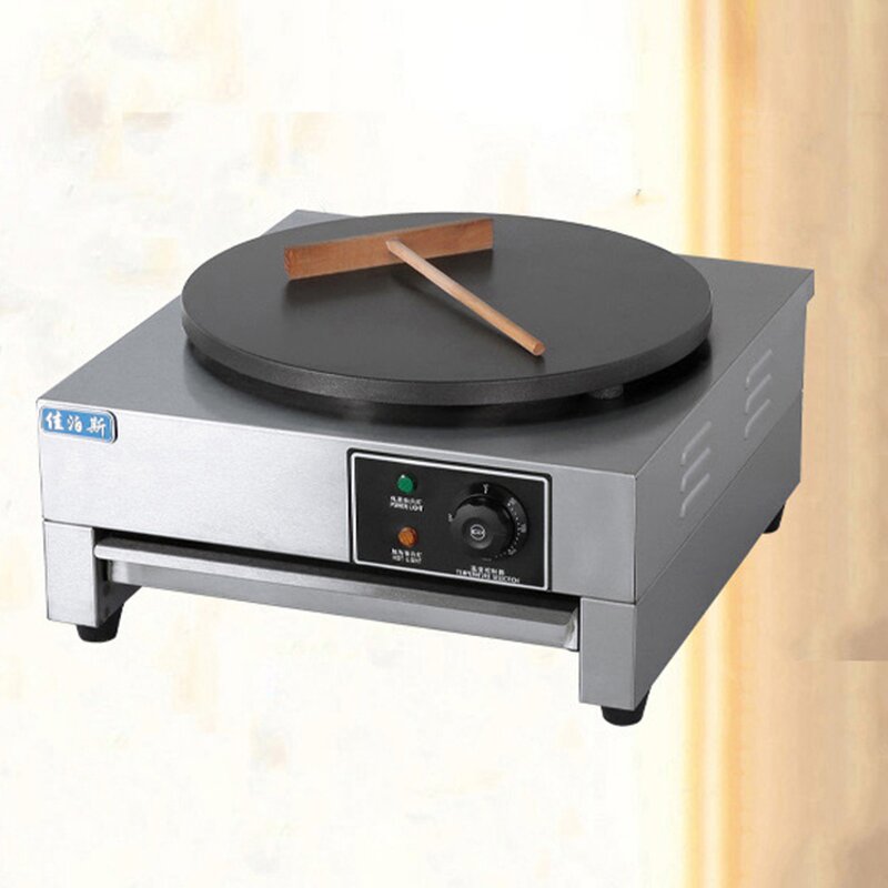 Electric Crepe Maker - Manufacturer - Large Flat Plate Pancake Making Griddle Machine