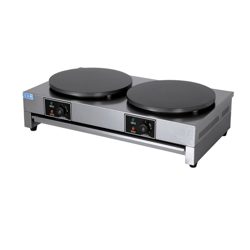 Crepe Maker Machine - Manufacturer - 2022 Fully Automatic Double Plate Electric Fabric