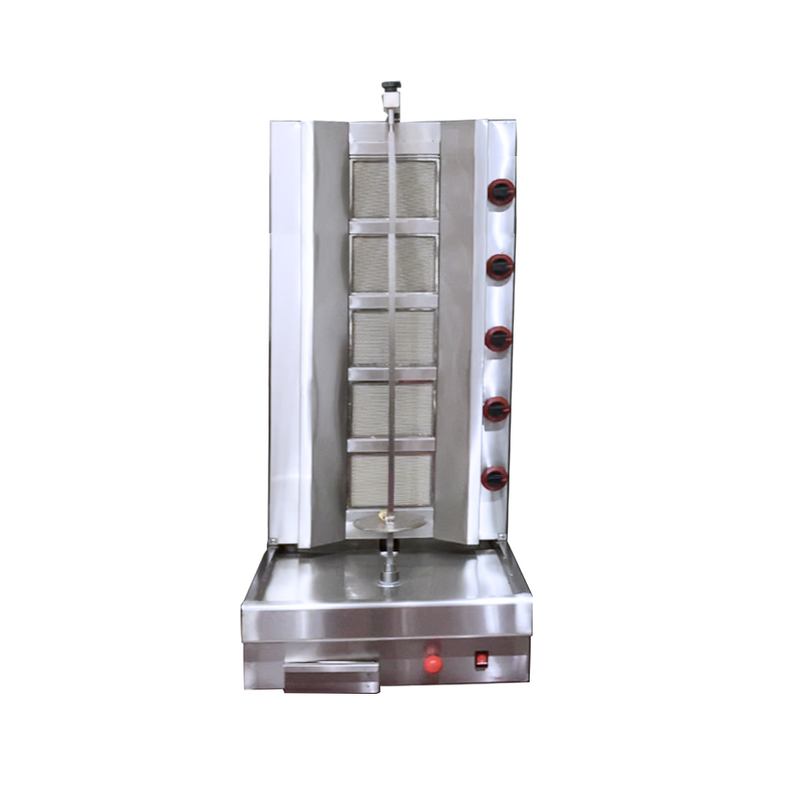 Shawarma Grill Machine - Manufacturer - Gas 5-burner Commercial Automatic Kebab Doner