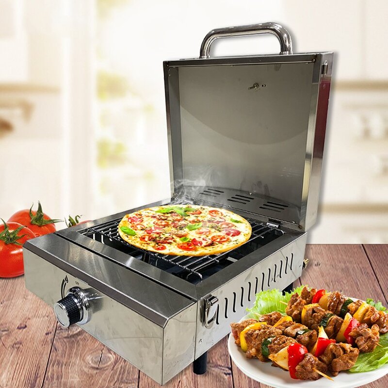 Gas Pizza Oven - Manufacturer - Commercial Stainless Steel CE Certificated Indoor