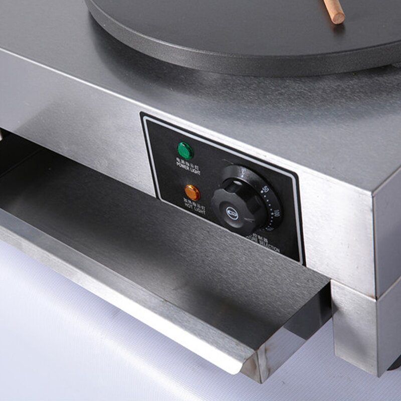 Electric Crepe Maker - Manufacturer - Commercial Automatic Rotating Hot Plate Industrial