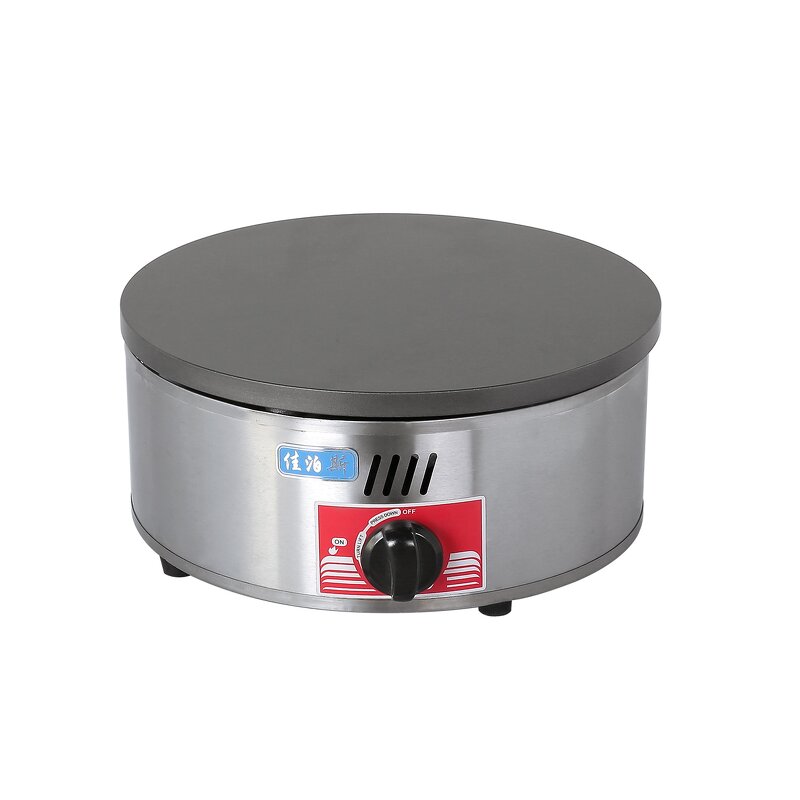 Crepe Maker Machine - Manufacturer - Commercial Gas Single Head Mini Adjustable Temp