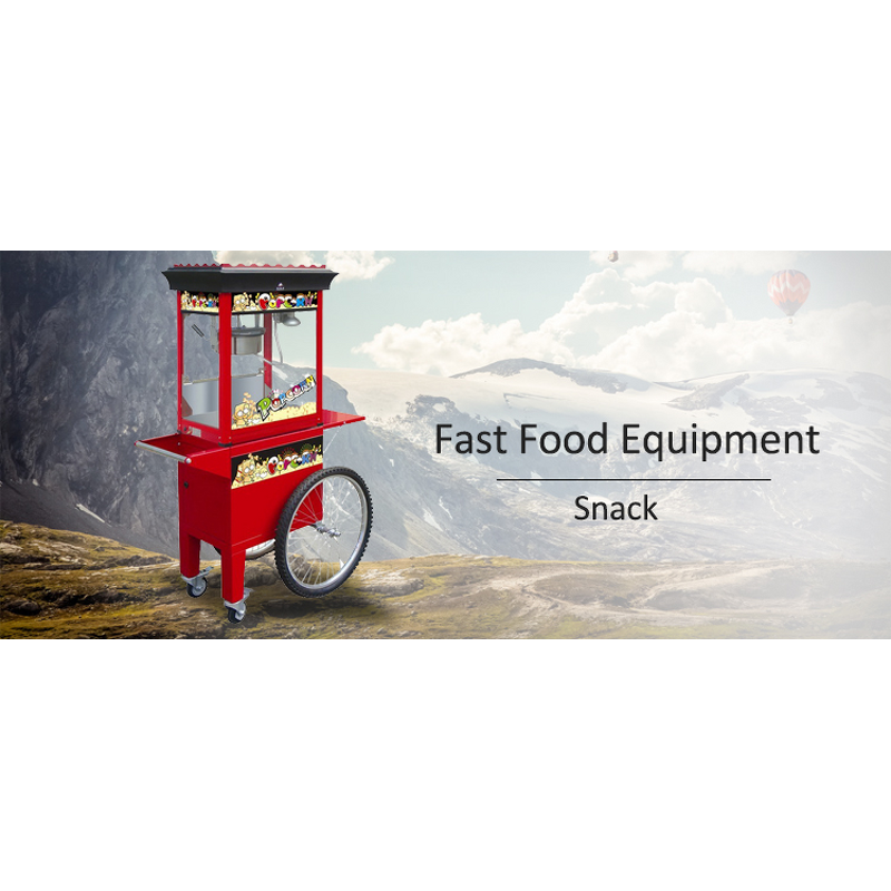 Popcorn Machine - Manufacturer - Wholesale Commercial Industrial with Cart Electric