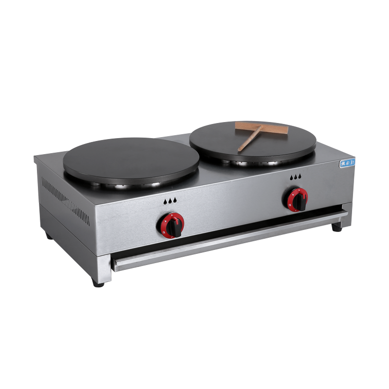 Crepe Pancake Maker - Manufacturer - Commercial Automatic Gas Double Nonstick Pan
