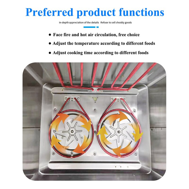 Convection Baking Oven - Manufacturer - JABS Commercial Electric with Steam Function